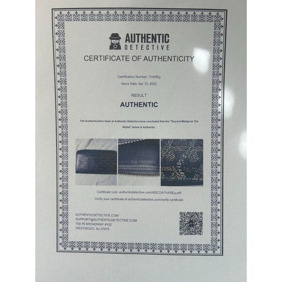 Goyard Black Gm EUC Zippered Wallet Canvas Leather With Certificate Of Authentic - Picture 5 of 10